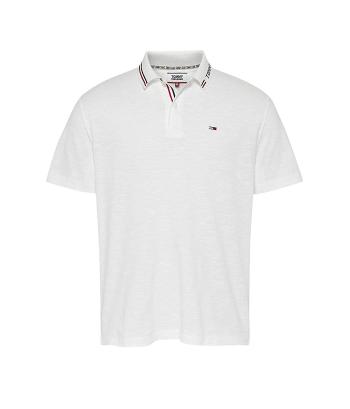 Tommy Hilfiger Tommy Jeans bílé polo tričko