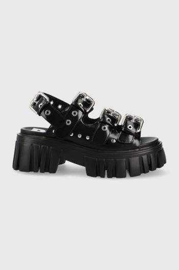 Sandály Buffalo dámské, černá barva, na platformě