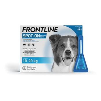 Frontline spot-on pro psy M (10 - 20 kg) 3 × 1,34 ml (3661103073666)