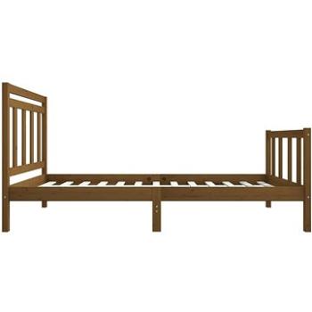 Rám postele medově hnědý masivní dřevo 90 × 190 cm Single, 3100687 (3100687)