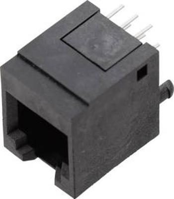 Konektor do DPS BEL Stewart Connectors SS65600-007F (1410-4000-07), zásuvka rovná, černá