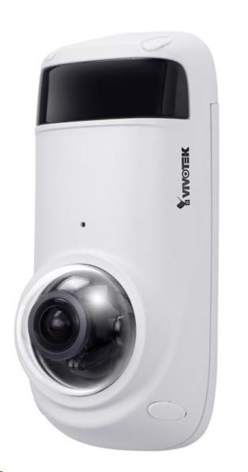 Vivotek CC9381-HV, 5Mpix, 20sn/s, obj. 1.45mm (180°), audio, Mic. Smart IR 15m, SNV, WDR 120dB, PoE, antivandal, IP66