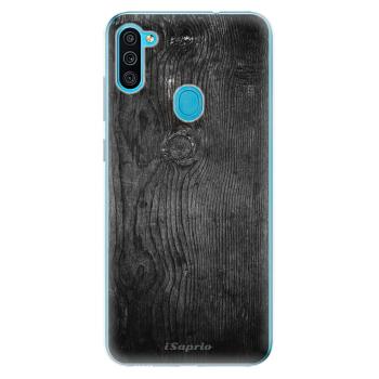 Odolné silikonové pouzdro iSaprio - Black Wood 13 - Samsung Galaxy M11