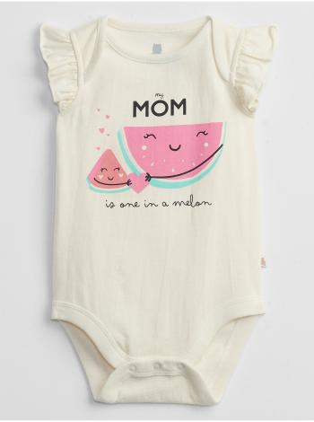 Béžové holčičí baby body mix and match family bodysuit