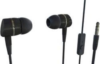 Hi-Fi špuntová sluchátka Vivanco SMARTSOUND BLACK 38009, černá