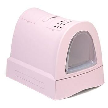 IMAC Krytý kočičí záchod s výsuvnou zásuvkou 40 × 56 × 42,5 cm růžový (8021799414658)