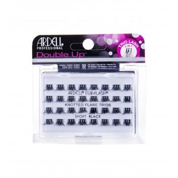 Ardell Double Up Knotted Trio Lash 32 ks umělé řasy pro ženy poškozená krabička Short Black