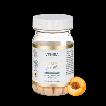 Venira kids B-komplex pro děti meruňka kostičky 120 tablet