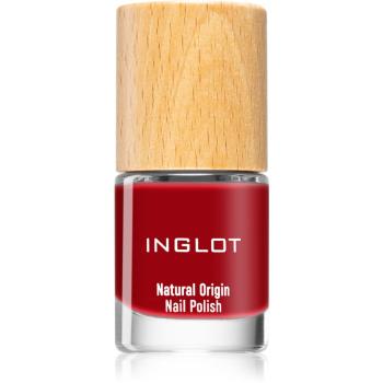 Inglot Natural Origin dlouhotrvající lak na nehty odstín 009 Timeless Red 8 ml