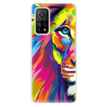 Odolné silikonové pouzdro iSaprio - Rainbow Lion - Xiaomi Mi 10T / Mi 10T Pro