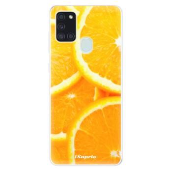 Odolné silikonové pouzdro iSaprio - Orange 10 - Samsung Galaxy A21s