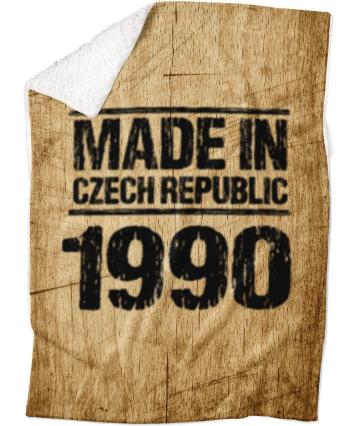 Deka Made In (rok: 1990, Podšití beránkem: ANO)