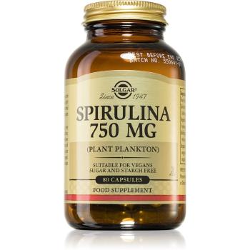 Solgar Spirulina 750 mg přírodní antioxidant 80 cps