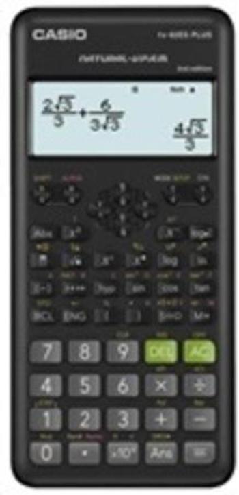 CASIO kalkulačka FX 82ES PLUS 2E, černá, školní, desetimístná, FX-82ESPLUS-2-SETD