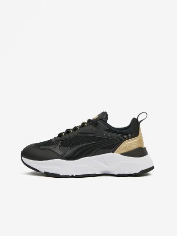 Puma Cassia Distressed Tenisky Černá