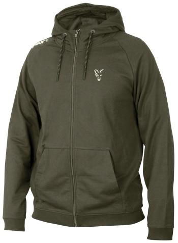 Fox mikina collection green silver lightweight hoodie-velikost xxl