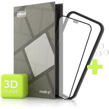 Tempered Glass Protector pro iPhone 12 Pro Max, 3D Case Friendly, Černé + sklo na kameru (TGR-IP12PM-01)