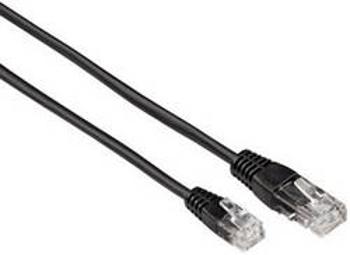 DSL kabel Hama 40657, [1x RJ45 zástrčka 8p4c - 1x RJ11 zástrčka 6p4c], 3.00 m, černá