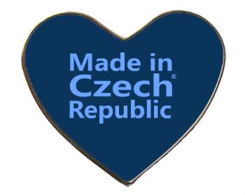 Magnet srdce kov Made in Czech republic