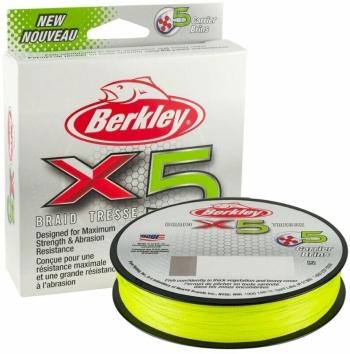 Berkley x5 Braid Flame Green 0,20 mm 150 m 20,6 kg Šňůra