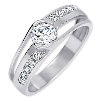 Brilio Silver Moderní stříbrný prsten 426 001 00503 04 53 mm