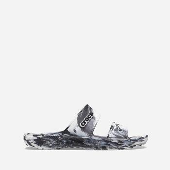 Žabky Crocs Classic Marbled 207701 WHITE / BLACK