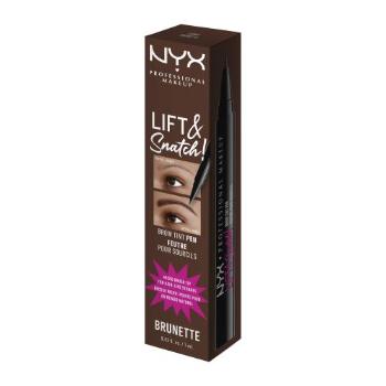NYX Professional Makeup Lift & Snatch! 1 ml tužka na obočí pro ženy 07 Brunette