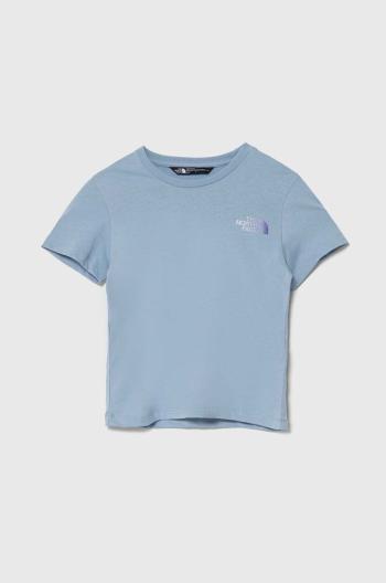 Dětské bavlněné tričko The North Face RELAXED GRAPHIC TEE 2 tyrkysová barva