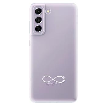 Odolné silikonové pouzdro iSaprio - čiré - Infinity - Samsung Galaxy S21 FE 5G