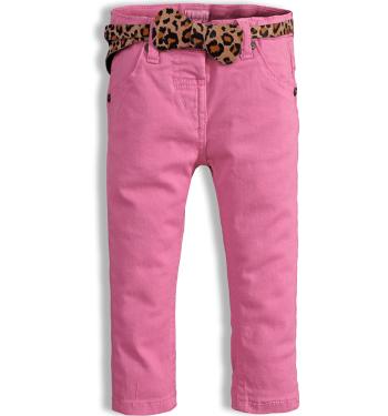 Dívčí kalhoty MINOTI PARTY světle růžové Velikost: 74-80