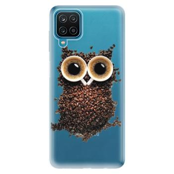 Odolné silikonové pouzdro iSaprio - Owl And Coffee - Samsung Galaxy A12