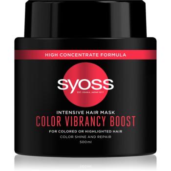 Syoss Color Boost vyživující maska na vlasy pro zářivou barvu vlasů 500 ml