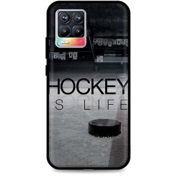 TopQ Realme 8 silikon Hockey Is Life 61391 (Sun-61391)