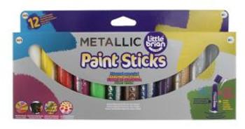 LITTLE BRIAN PAINT STICKS metalické barvy, 12-pack