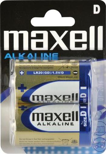 MAXELL LR20 2BP D Alk