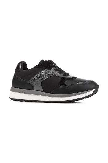 Sneakers boty Geox Runntix černá barva