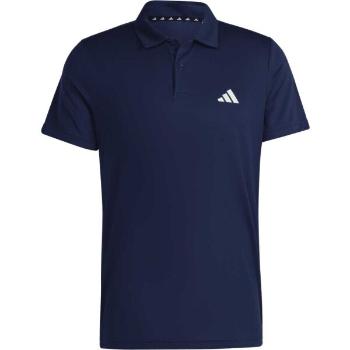 adidas TRAIN ESSENTIALS POLO SHIRT Pánské tréninkové tričko, tmavě modrá, velikost