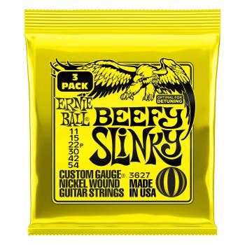 Ernie Ball Nickel Wound Beefy Slinky 3 Pack