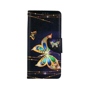 TopQ Xiaomi Redmi 9T knížkové Zlatý motýl 57981 (Sun-57981)