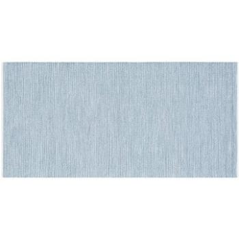 Světle modrý bavlněný koberec 80x150 cm DERINCE, 55216 (beliani_55216)