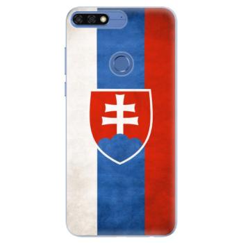 Silikonové pouzdro iSaprio - Slovakia Flag - Huawei Honor 7C