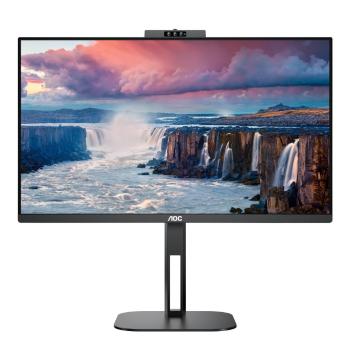 AOC MT IPS LCD WLED 23, 8" 24V5CW/BK - IPS panel, 1920x1080, HDMI, DP, USB, USB-C, repro, pivot, webcam