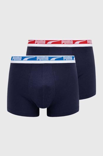 Boxerky Puma 2-pack pánské, tmavomodrá barva, 938325