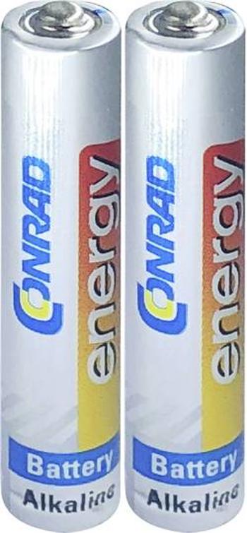 Minibaterie (AAAA) AAAA alkalicko-manganová, Conrad energy LR8, 500 mAh, 1.5 V, 2 ks