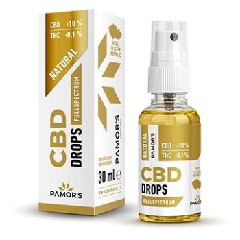 10% CBD kapky Natural 30 ml Pamors (1)