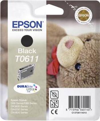 Cartridge do tiskárny Epson T0611, C13T06114010, černá