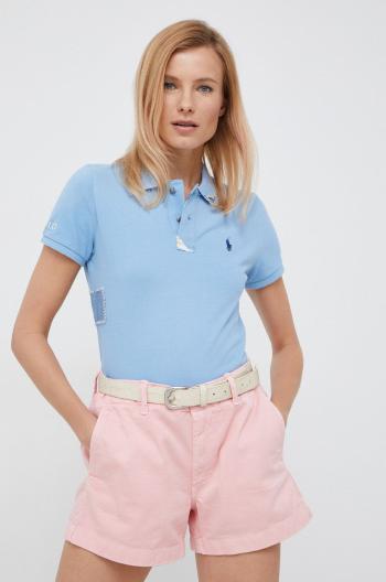 Bavlněné polo tričko Polo Ralph Lauren s límečkem