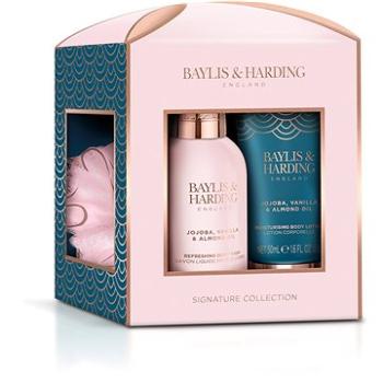 BAYLIS & HARDING Malá dárková sada s péčí o tělo 3ks - Jojoba, vanilka & mandlový olej (017854110953)