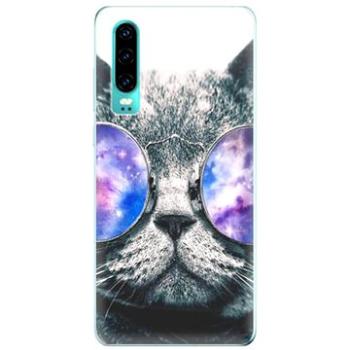 iSaprio Galaxy Cat pro Huawei P30 (galcat-TPU-HonP30)