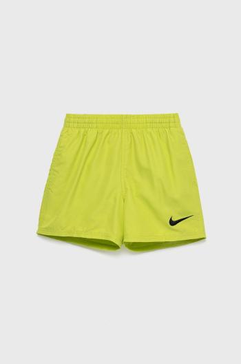 Dětské plavkové šortky Nike Kids zelená barva
